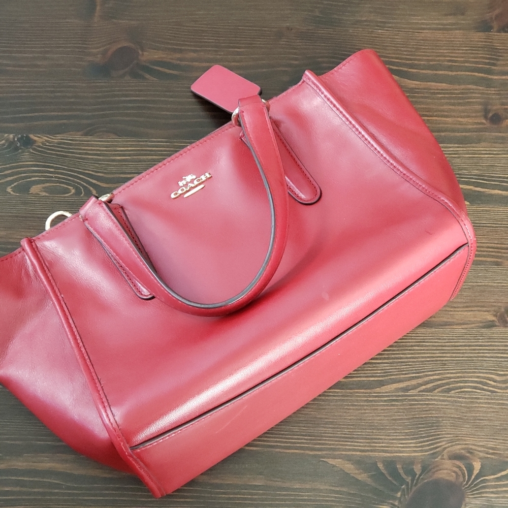 Brand New Coach SMTH Mini Crossbody Red Current - Picture 4 of 11